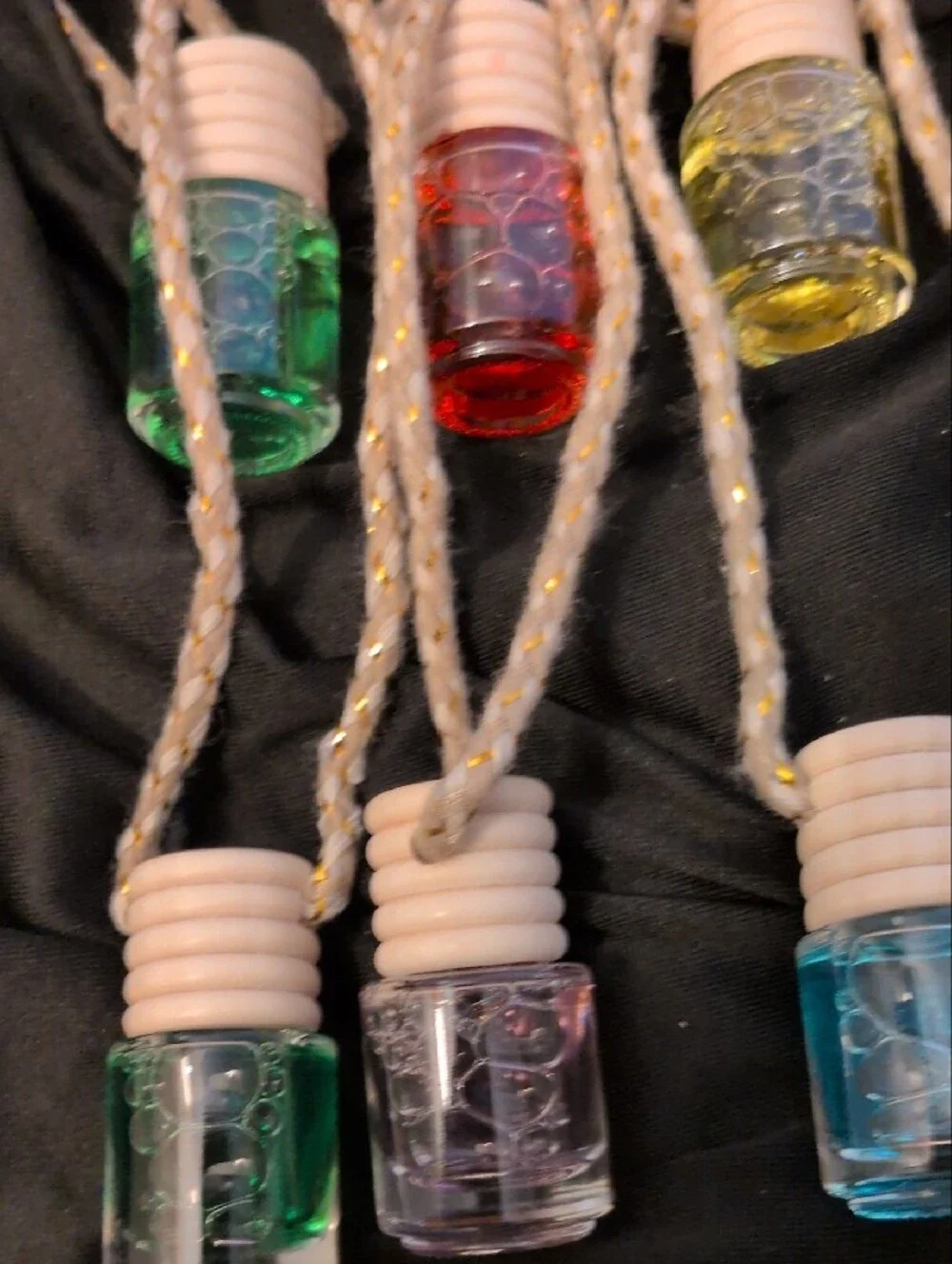Home Party Supplies Multi-Color Hanging Aroma Bottles - Pack of 12